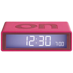Lexon Flip Alarm Clock Pink